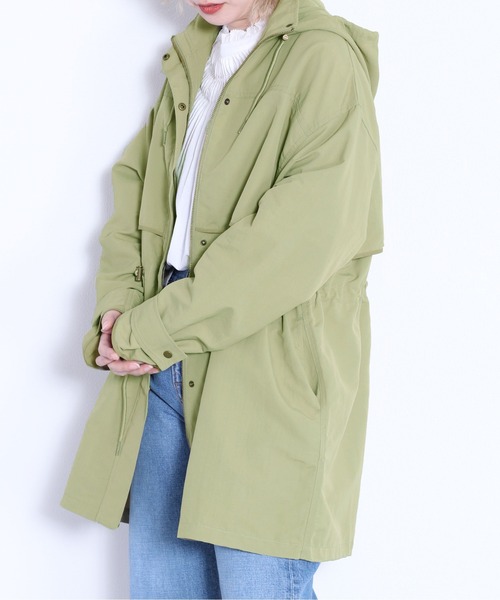 cepo（セポ）の「グログランマウンテンパーカー＜セットアップ可能＞（マウンテンパーカー・レディース・オフホワイト/オリーブ/ベージュ・M）」の16枚目の写真