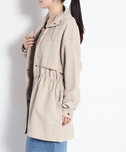 cepo（セポ）の「グログランマウンテンパーカー＜セットアップ可能＞（マウンテンパーカー・レディース・オフホワイト/オリーブ/ベージュ・M）」の10枚目の写真