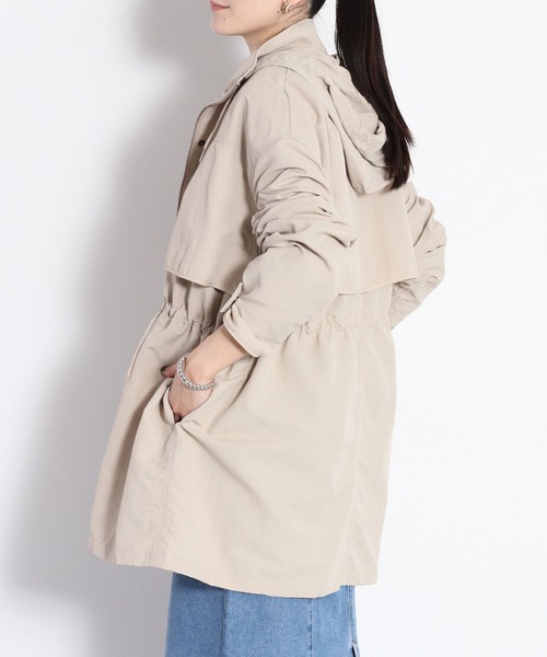 cepo（セポ）の「グログランマウンテンパーカー＜セットアップ可能＞（マウンテンパーカー・レディース・オフホワイト/オリーブ/ベージュ・M）」の13枚目の写真