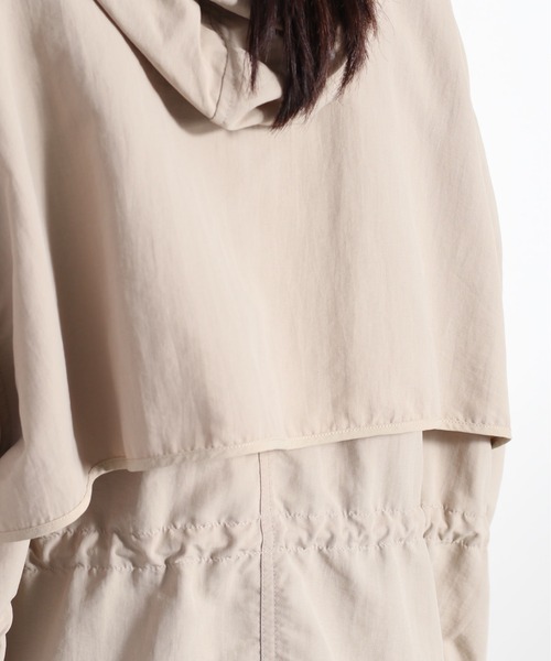 cepo（セポ）の「グログランマウンテンパーカー＜セットアップ可能＞（マウンテンパーカー・レディース・オフホワイト/オリーブ/ベージュ・M）」の20枚目の写真