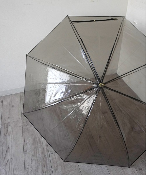 Port（ポート）の「【 Port / ポート 】 バンブー カラー ビニール 雨傘 / ジャンプ式 （ 58cm ）（長傘・レディース・ネイビー/ブラック/ブラウン・FREE）」の7枚目の写真