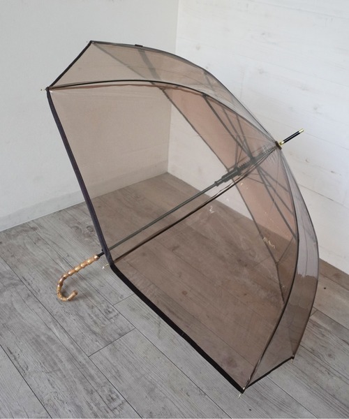 Port（ポート）の「【 Port / ポート 】 バンブー カラー ビニール 雨傘 / ジャンプ式 （ 58cm ）（長傘・レディース・ネイビー/ブラック/ブラウン・FREE）」の8枚目の写真