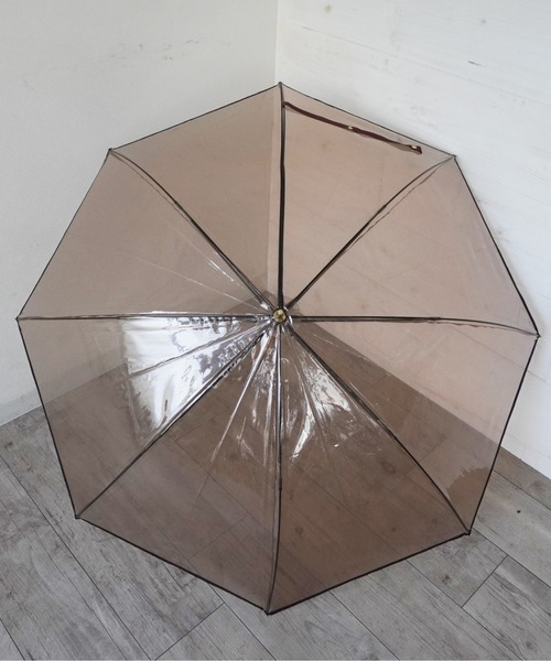 Port（ポート）の「【 Port / ポート 】 バンブー カラー ビニール 雨傘 / ジャンプ式 （ 58cm ）（長傘・レディース・ネイビー/ブラック/ブラウン・FREE）」の9枚目の写真