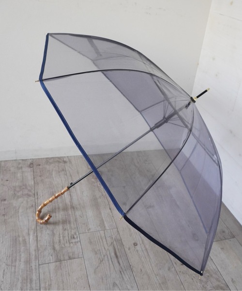 Port（ポート）の「【 Port / ポート 】 バンブー カラー ビニール 雨傘 / ジャンプ式 （ 58cm ）（長傘・レディース・ネイビー/ブラック/ブラウン・FREE）」の10枚目の写真