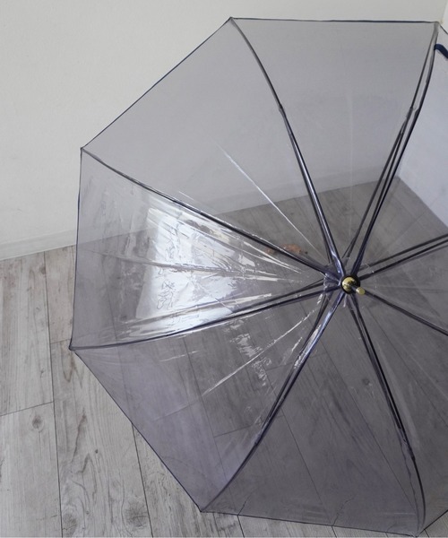 Port（ポート）の「【 Port / ポート 】 バンブー カラー ビニール 雨傘 / ジャンプ式 （ 58cm ）（長傘・レディース・ネイビー/ブラック/ブラウン・FREE）」の11枚目の写真