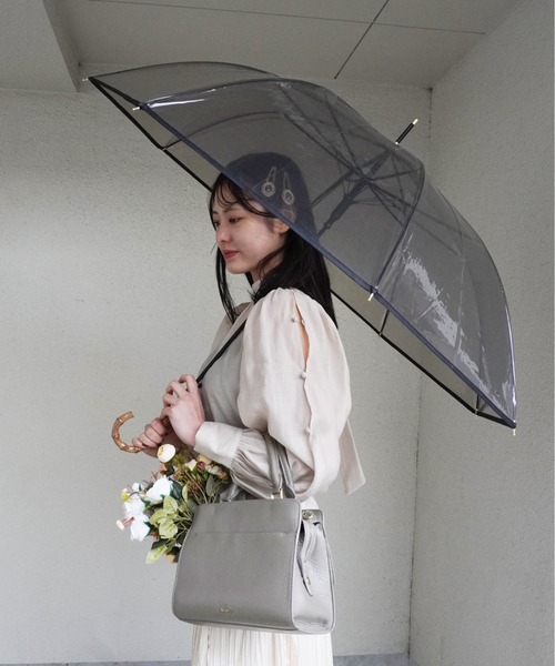 Port（ポート）の「【 Port / ポート 】 バンブー カラー ビニール 雨傘 / ジャンプ式 （ 58cm ）（長傘・レディース・ネイビー/ブラック/ブラウン・FREE）」の12枚目の写真