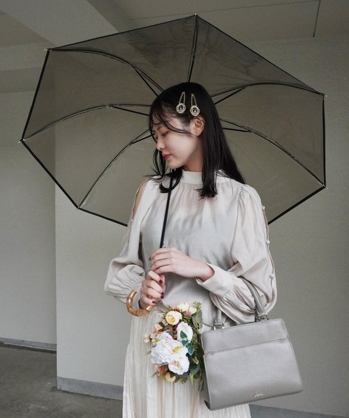 Port（ポート）の「【 Port / ポート 】 バンブー カラー ビニール 雨傘 / ジャンプ式 （ 58cm ）（長傘・レディース・ネイビー/ブラック/ブラウン・FREE）」の15枚目の写真