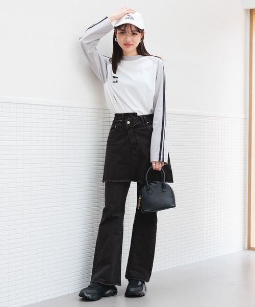 RAGEBLUE(レイジブルー)の「ボリュームソール/メッシュスニーカーサンダル(スニーカー・レディース・ブラック/ホワイト・MEDIUM/LARGE)」の16枚目の写真