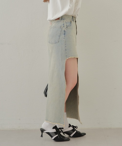 -6roku-新品未使用⭐︎ノーカラーデニム UNISEX 》RINEN / 6オンス ノットインディゴデニム リラックス