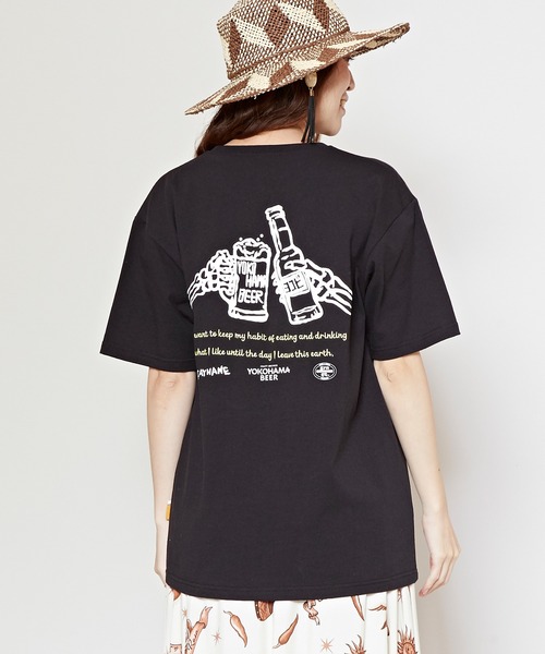 【チャイハネ】YOKOHAMA BEER×grn×Amina カービルTシャツ（Tシャツ/カットソー）｜チャイハネ（チャイハネ）