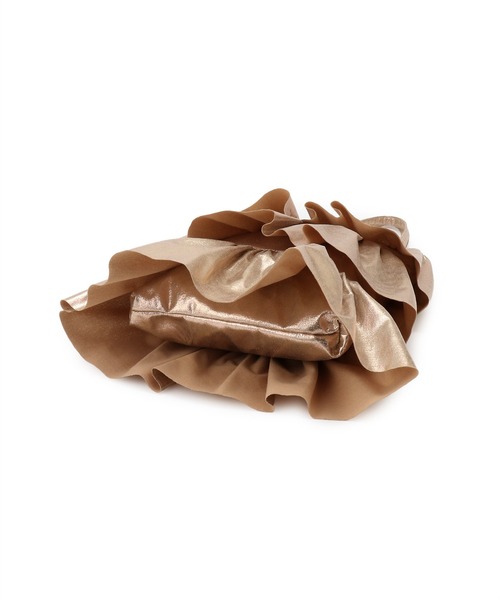 VIS（ビス）の「チェーンフリルトート（トートバッグ・レディース・ゴールド/シルバー・FREE）」の4枚目の写真