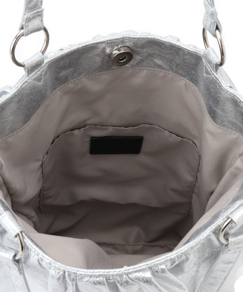 VIS（ビス）の「チェーンフリルトート（トートバッグ・レディース・ゴールド/シルバー・FREE）」の6枚目の写真