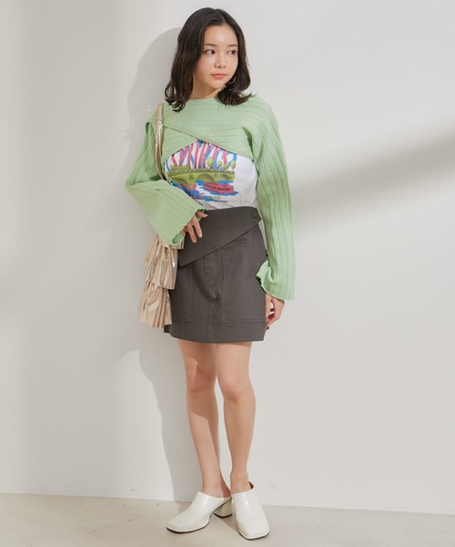 VIS（ビス）の「チェーンフリルトート（トートバッグ・レディース・ゴールド/シルバー・FREE）」の13枚目の写真