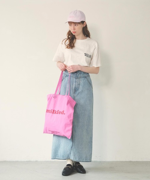LOGO SLAB S/S TEE（Tシャツ/カットソー）｜MILKFED.（ミルクフェド）