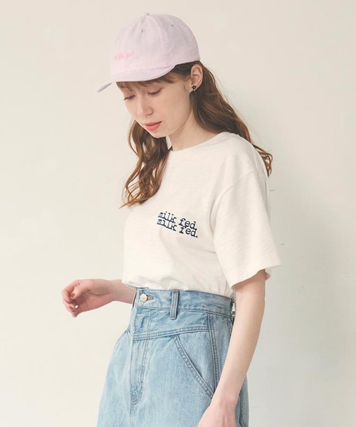 LOGO SLAB S/S TEE（Tシャツ/カットソー）｜MILKFED.（ミルクフェド）