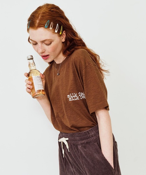 LOGO SLAB S/S TEE（Tシャツ/カットソー）｜MILKFED.（ミルクフェド）