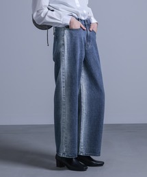 kOhAKU | 『ブリーチラインデニムパンツ』(デニムパンツ)