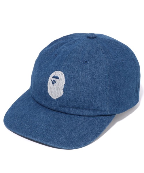 A BATHING APE（アベイシングエイプ）の「APE HEAD DENIM CAP