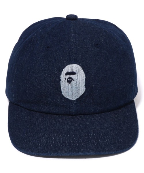 A BETHING APE キャップ ブルー A BATHING APE アベイシングエイプ トラッカーキャップ メッシュ