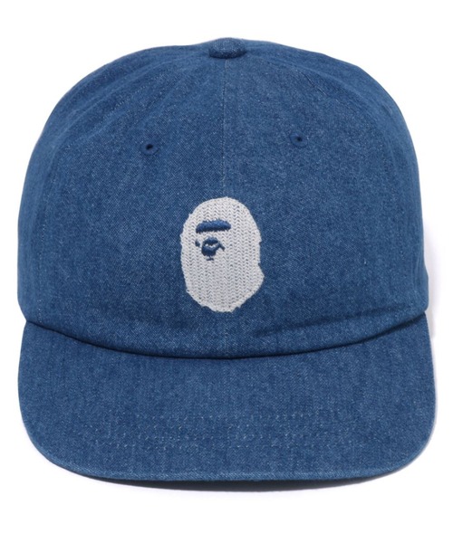 A BETHING APE キャップ ブルー A Bathing Ape Ape Head New Ear 9 Fifty Cap blue