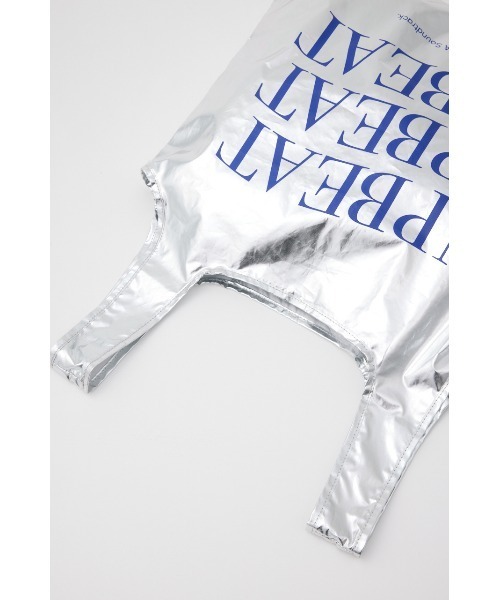 RODEO CROWNS WIDE BOWL(ロデオクラウンズワイドボウル)の「メタリックエコバッグ(ショルダーバッグ・レディース・ピンク/シルバー/ダークネイビー・FREE)」の14枚目の写真