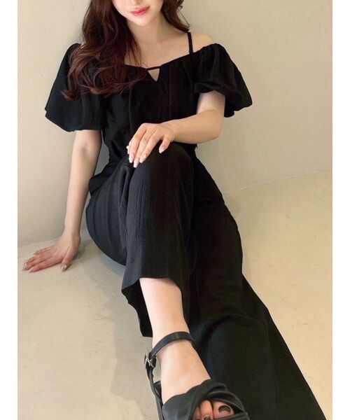 RESEXXY(リゼクシー)の「バルーンスリーブオフショルブラウス【セットアップ着用可能】(シャツ/ブラウス・レディース・ブラック/グレー/ホワイト・FREE)」の2枚目の写真