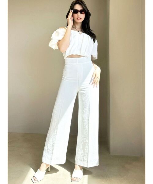 RESEXXY(リゼクシー)の「バルーンスリーブオフショルブラウス【セットアップ着用可能】(シャツ/ブラウス・レディース・ブラック/グレー/ホワイト・FREE)」の8枚目の写真