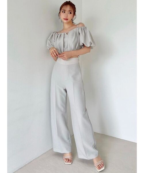 RESEXXY(リゼクシー)の「バルーンスリーブオフショルブラウス【セットアップ着用可能】(シャツ/ブラウス・レディース・ブラック/グレー/ホワイト・FREE)」の16枚目の写真