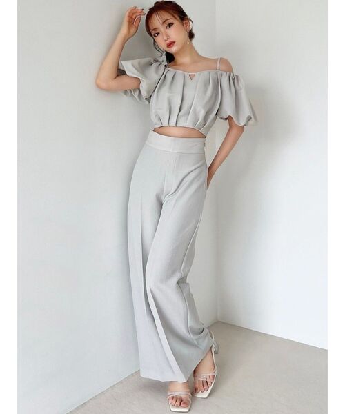 RESEXXY(リゼクシー)の「バルーンスリーブオフショルブラウス【セットアップ着用可能】(シャツ/ブラウス・レディース・ブラック/グレー/ホワイト・FREE)」の18枚目の写真