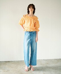 GRACE CONTINENTAL - 新品タグ！グレースレースカットソー レースロゴトップ / GRACE CONTINENTAL | GRACE CONTINENTAL