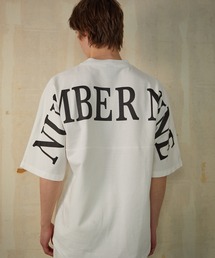 NUMBER (N)INE/ナンバーナイン　HEAVY WEIGHT NUMBER NINE BACK PRINTED FOOTBALL T-SHIRT