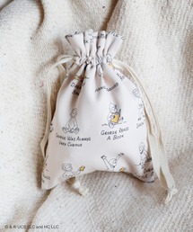 ACCOMMODE（アコモデ）の「【365Curious 】おさるのジョージ　パターン巾着ポーチ（ポーチ）」