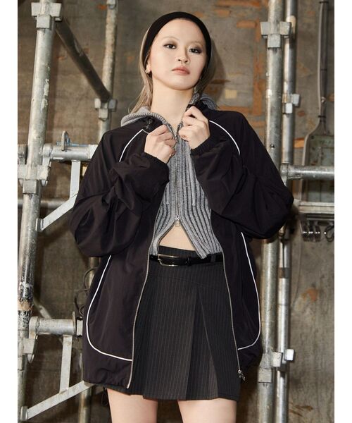【UMBRO×EMODA】2WAYオーバーナイロンブルゾン アンブロ エモダ EMODA（エモダ）の「【UMBRO×EMODA】2WAYオーバーナイロン