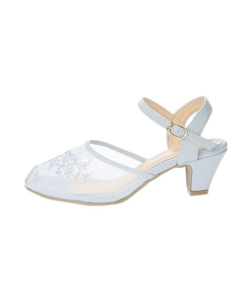 an another angelus(アンアナザーアンジェラス)の「単色フラワー刺繍メッシュサンダル/ananotherangelus(サンダル・レディース・ブルーグレー/アイボリー・S/M/L)」の19枚目の写真