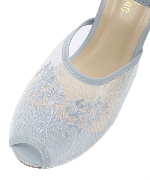 an another angelus(アンアナザーアンジェラス)の「単色フラワー刺繍メッシュサンダル/ananotherangelus(サンダル・レディース・ブルーグレー/アイボリー・S/M/L)」の22枚目の写真