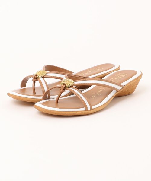 ITALIAN SHOEMAKERS(イタリアンシューメーカー)の「【ITALIAN SHOEMAKERS】シェルモチーフトングサンダル(942326)(サンダル・レディース・シルバー/ブラック/ホワイト/ベージュ/ホワイト系その他・37/38/36/39/35)」の12枚目の写真