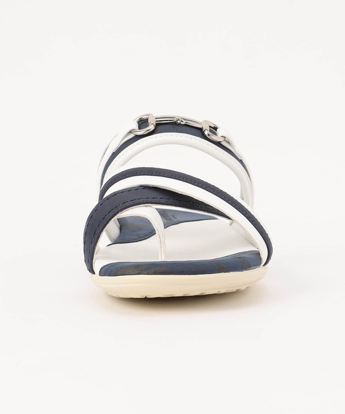 HIDEAWAYS NICOLE（ハイダウェイニコル）の「ビットサンダル（サンダル・メンズ・ホワイト×ブラック/ブラック×グレー/トリコロール/カモフラージュ・26.5cm/27.5cm）」の8枚目の写真