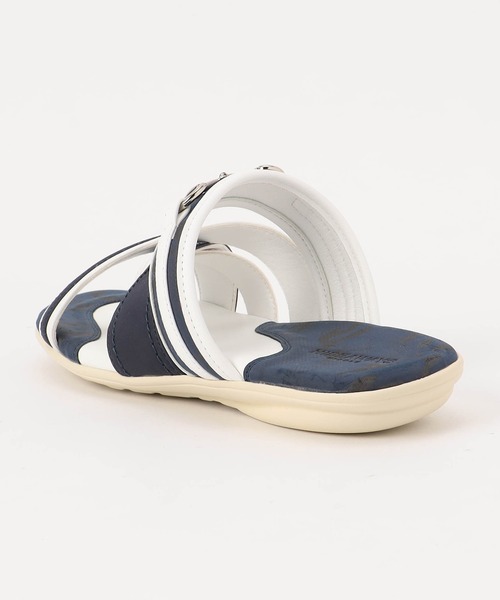 HIDEAWAYS NICOLE（ハイダウェイニコル）の「ビットサンダル（サンダル・メンズ・ホワイト×ブラック/ブラック×グレー/トリコロール/カモフラージュ・26.5cm/27.5cm）」の11枚目の写真