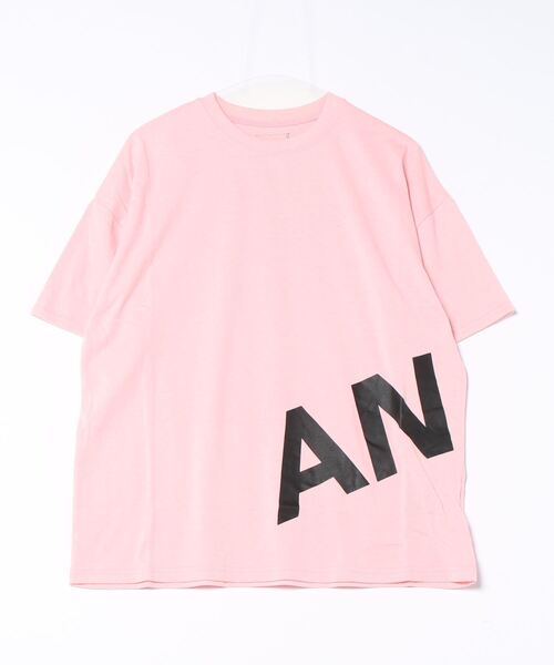 ANAP（アナップ）の「ANAPロゴ前後プリントビッグTシャツ【親子お揃い】（Tシャツ/カットソー・レディース・ライトピンク/ブラック/ホワイト・FREE）」の17枚目の写真