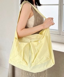 Wポケットキャンバスビッグショルダーバッグ