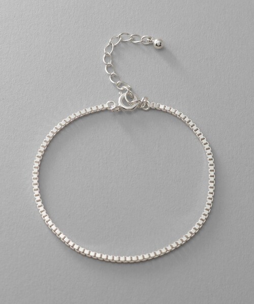 COCOSHNIK（ココシュニック）の「シルバー デザインチェーン ベネチアンブレスレットＳ（ブレスレット・レディース・シルバー・14）」の6枚目の写真