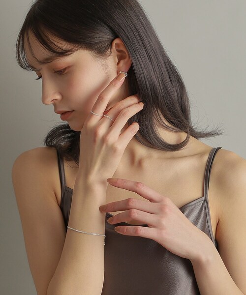 COCOSHNIK（ココシュニック）の「シルバー デザインチェーン ベネチアンブレスレットＳ（ブレスレット・レディース・シルバー・14）」の10枚目の写真