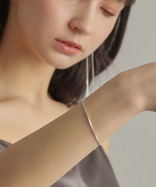 COCOSHNIK（ココシュニック）の「シルバー デザインチェーン ベネチアンブレスレットＳ（ブレスレット・レディース・シルバー・14）」の15枚目の写真