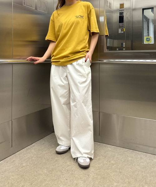 CANAL JEAN（キャナルジーン）の「1975 TOKYO　SLOW半袖Tシャツ（Tシャツ/カットソー・レディース・イエロー/ホワイト/ブラック・LARGE/X-LARGE）」の13枚目の写真