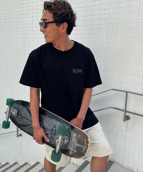 CANAL JEAN（キャナルジーン）の「1975 TOKYO　SLOW半袖Tシャツ（Tシャツ/カットソー・レディース・イエロー/ホワイト/ブラック・LARGE/X-LARGE）」の15枚目の写真