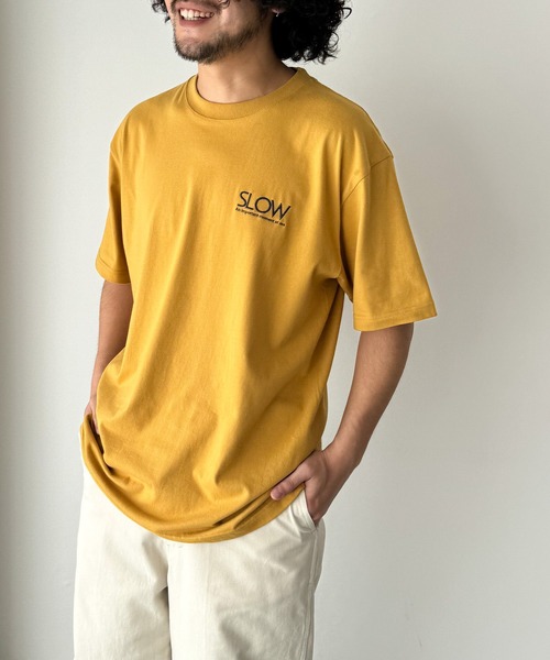 CANAL JEAN（キャナルジーン）の「1975 TOKYO　SLOW半袖Tシャツ（Tシャツ/カットソー・レディース・イエロー/ホワイト/ブラック・LARGE/X-LARGE）」の20枚目の写真