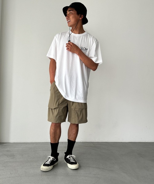 CANAL JEAN（キャナルジーン）の「1975 TOKYO　SLOW半袖Tシャツ（Tシャツ/カットソー・レディース・イエロー/ホワイト/ブラック・LARGE/X-LARGE）」の19枚目の写真