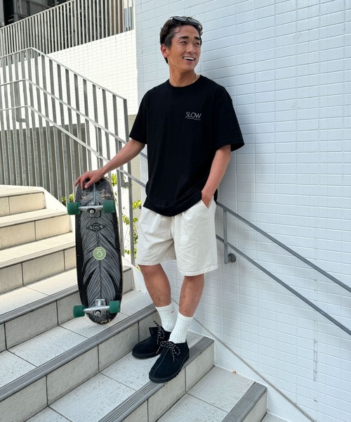 CANAL JEAN（キャナルジーン）の「1975 TOKYO　SLOW半袖Tシャツ（Tシャツ/カットソー・レディース・イエロー/ホワイト/ブラック・LARGE/X-LARGE）」の17枚目の写真