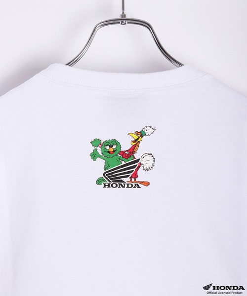 セール】Honda × MONSTER WORLD 半袖 クルーTシャツ ワンポイント