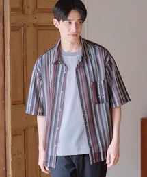 LAKOLE | ストライプレースシャツ半袖 / 112096(シャツ/ブラウス)